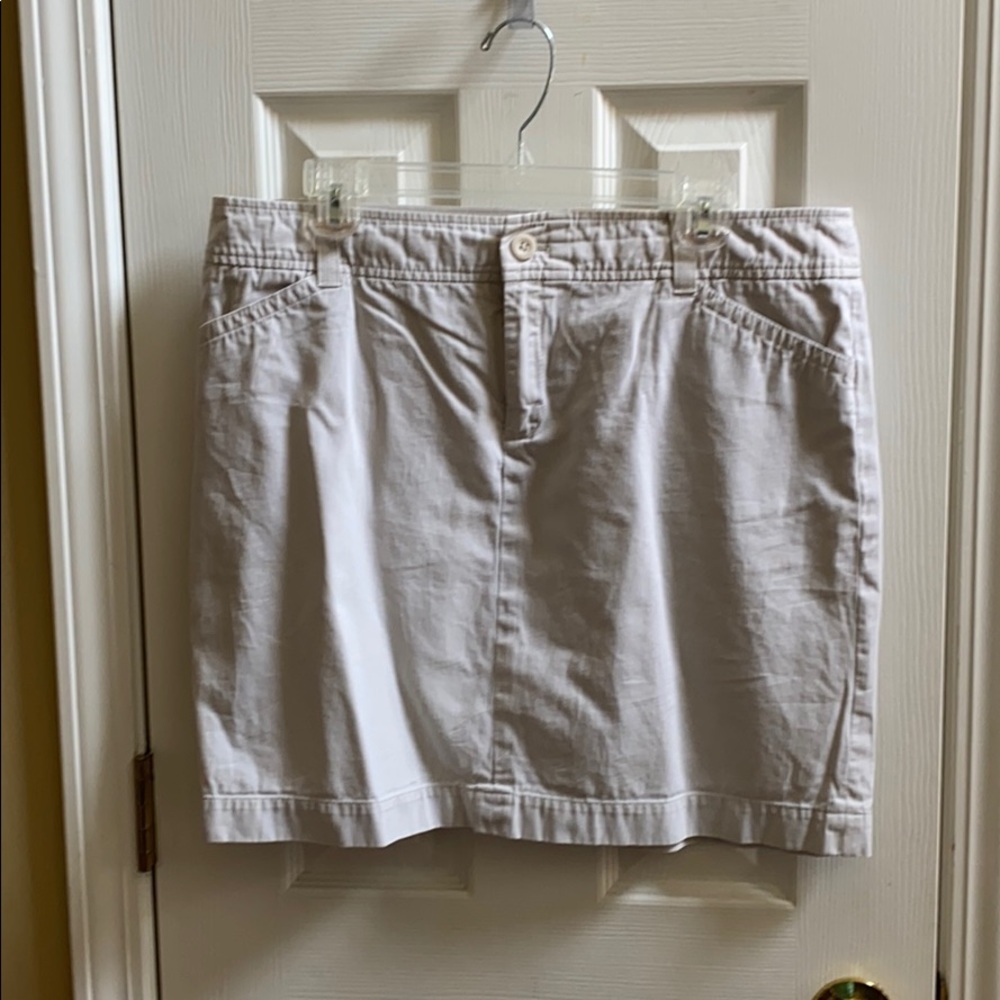 Lilly Pulitzer khaki miniskirt
